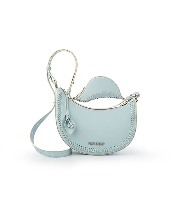 Blue-la-la : Mini Hobo Bag - Handcrafted Fizzy Goblet