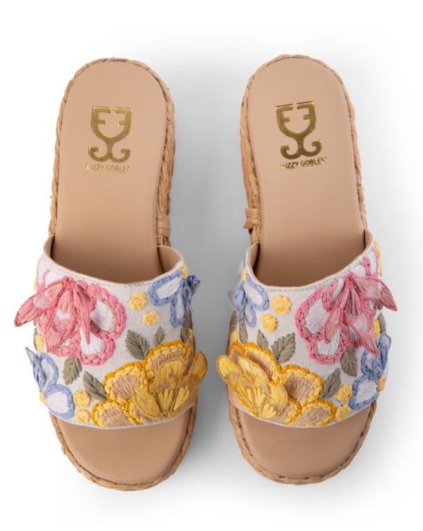 Bubble Yum : Slipon Espradrille Wedges