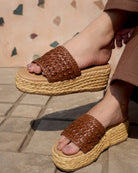 Cacao Wow : Slipon Espradrille Wedges