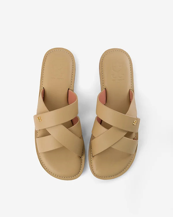 Sandy Toes : Sandals - Beigie - Handcrafted - Fizzy Goblet