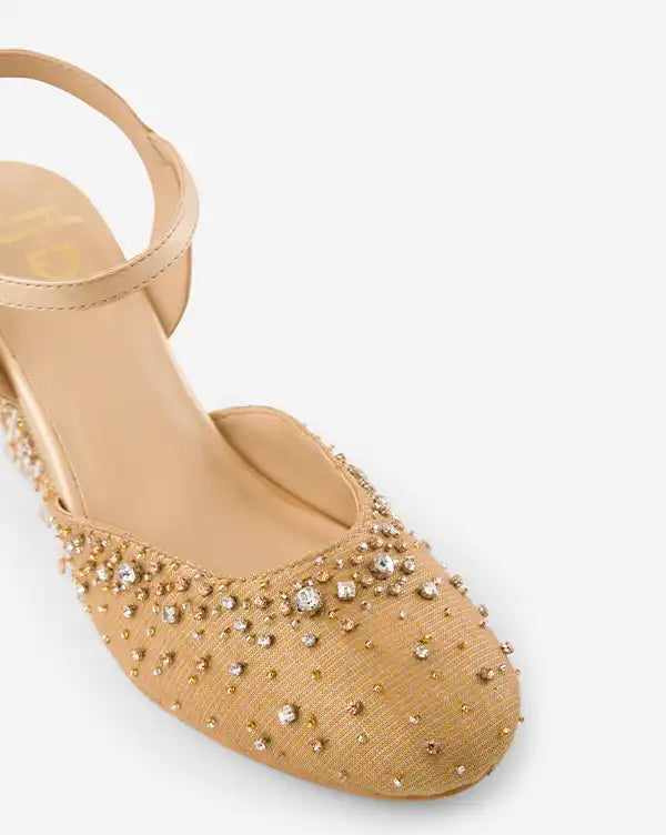Dew Drops : Wedge Heels - Indian - Fizzy Goblet - Handcrafted