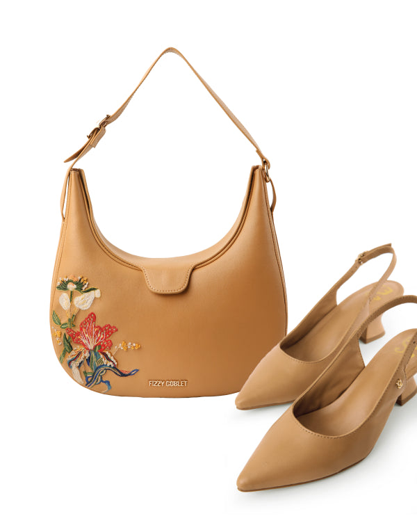 Hobo Bag & High Tea Block Heels