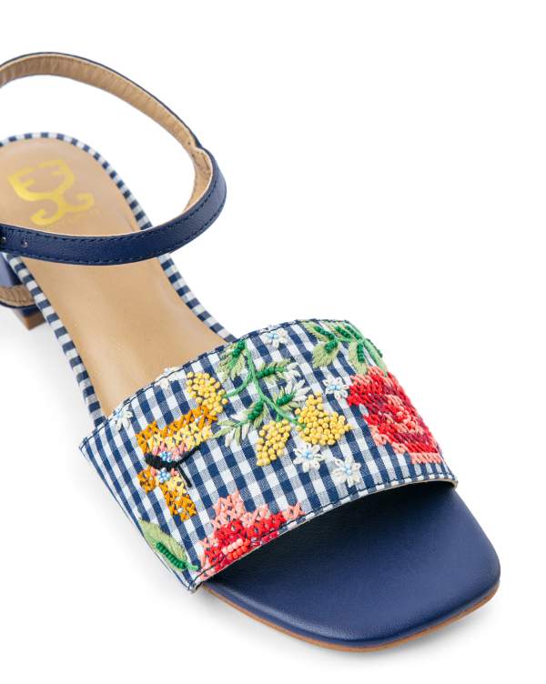 Gingham Glaze : Sandal Heels