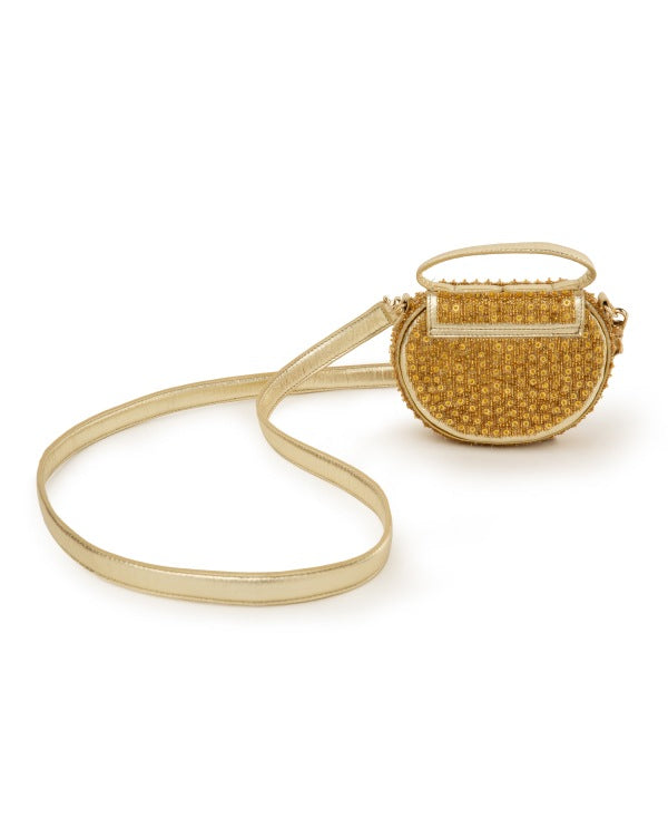 The Micro Bag Leather - Gold