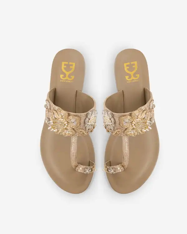 Noor Bloom : Kolha Flats - Indian - Handcrafted - Fizzy Goblet