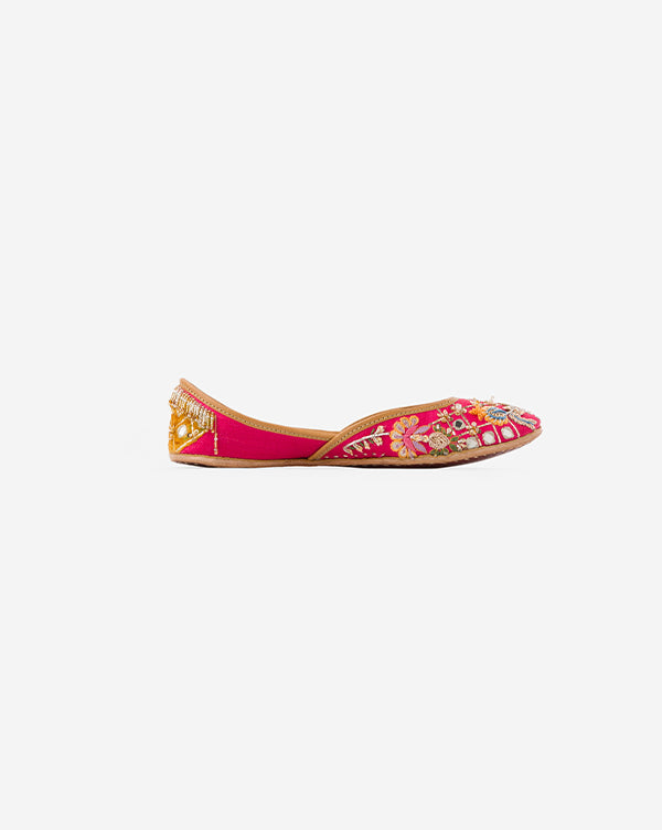 Pink Different : Juttis - Fizzy Goblet - Indian - Handcrafted