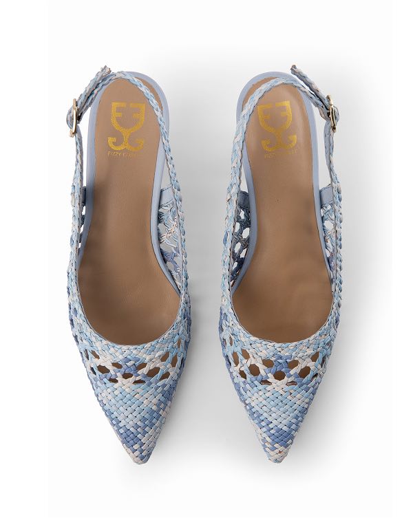 Powder Puff : Pointed Block Heels