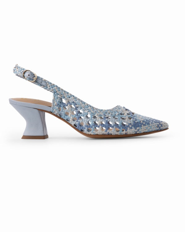 Powder Puff : Pointed Block Heels