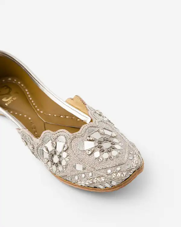 Starlit Affair : Juttis - Handcrafted - Fizzy Goblet - Indian