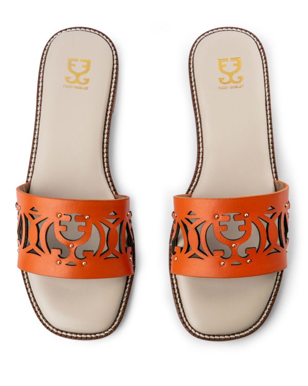 Tangerine Twist Sandals