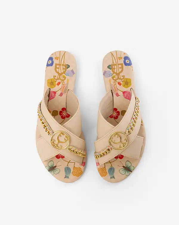 Wildflower Child : Criss Cross Sliders - Fizzy Goblet - Indian - Handcrafted