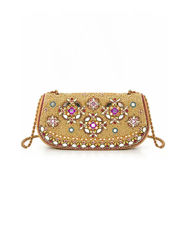 Zari Darling : Clutch Bag - Fizzy Goblet - Indian - Handcrafted