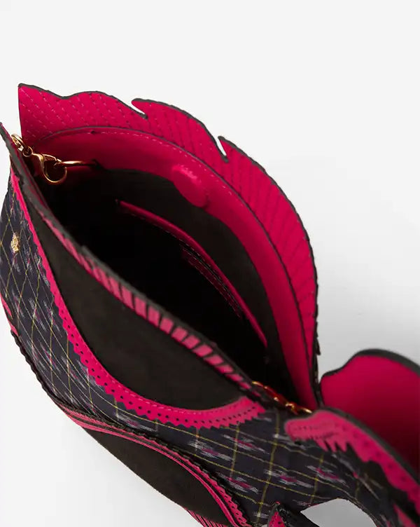 Pink Noise : Fish Bag - Pink - Sling Bag - Handcrafted - India - Fizzy Goblet