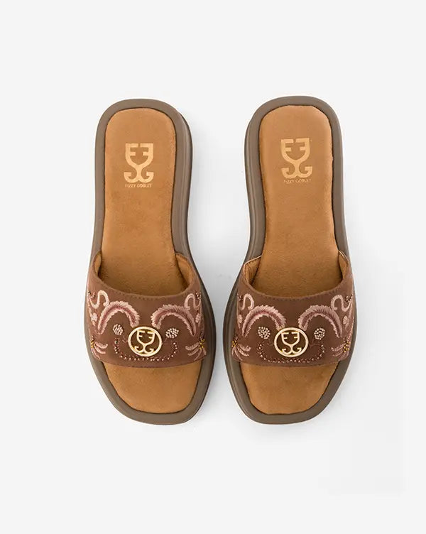 Blush & Bronze : Bomba Sliders - Fizzy Goblet - Handcrafted