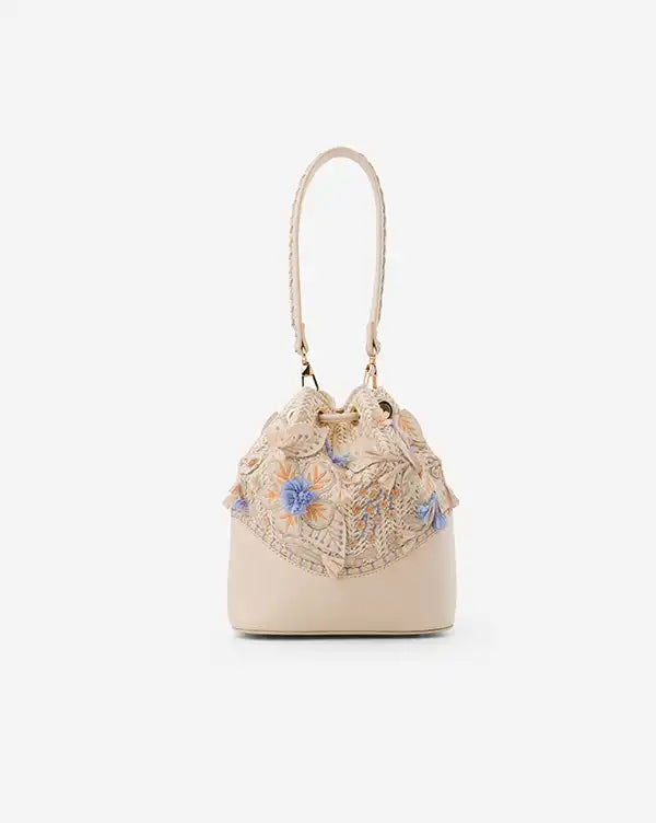 Sugar Coated : Bucket Bag - Handcrafted -Fizzy Goblet
