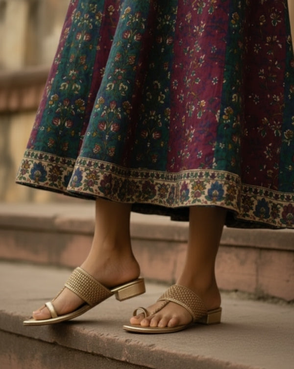 The Champagne Call : Block Heels