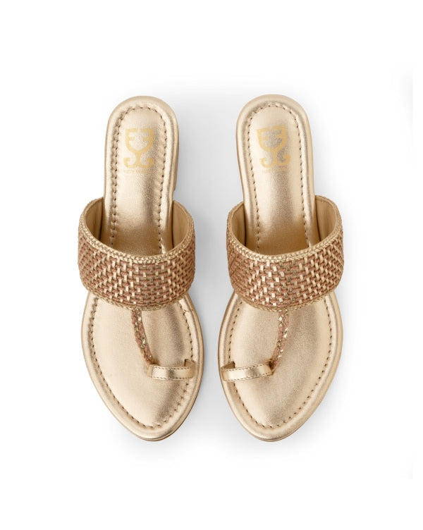 The Champagne Call : Block Heels