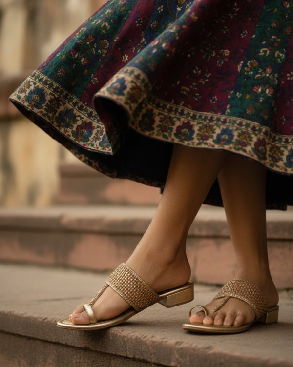 The Champagne Call : Block Heels