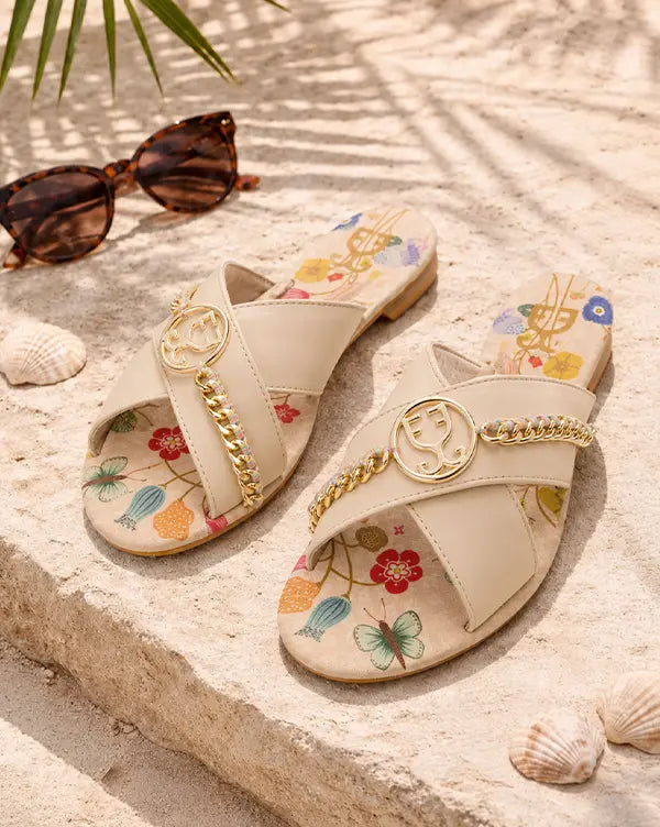 Wildflower Child : Criss Cross Sliders - Fizzy Goblet - Indian - Handcrafted