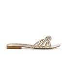 Mambo Knot Flats - Silver