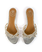 Mambo Knot Flats - Silver
