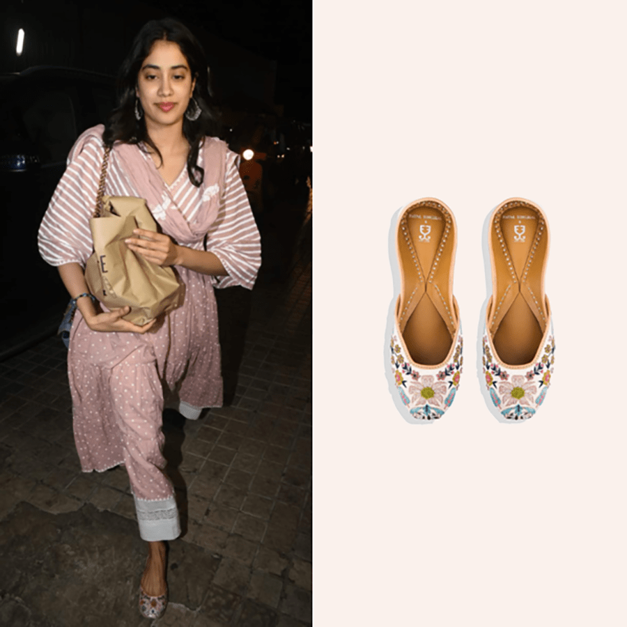 Janhvi Kapoor in FLOWER POWER: PAYAL SINGHAL X FIZZY GOBLET