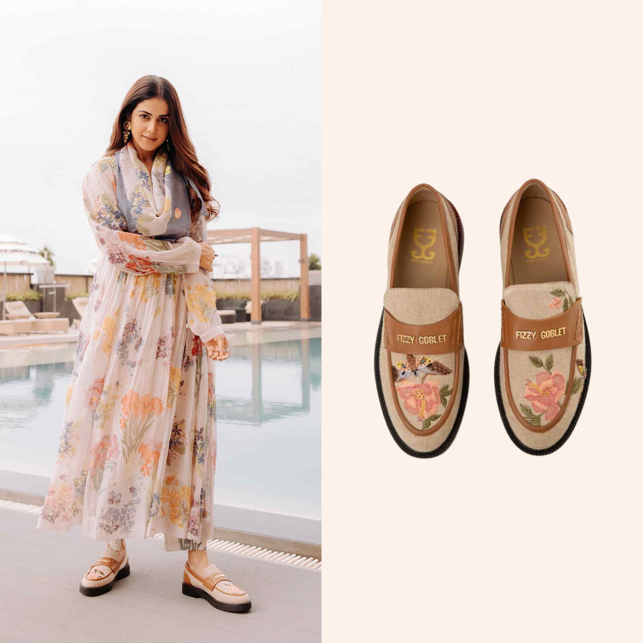 Genelia Deshmukh in Hot-Tea : Chunky Loafer