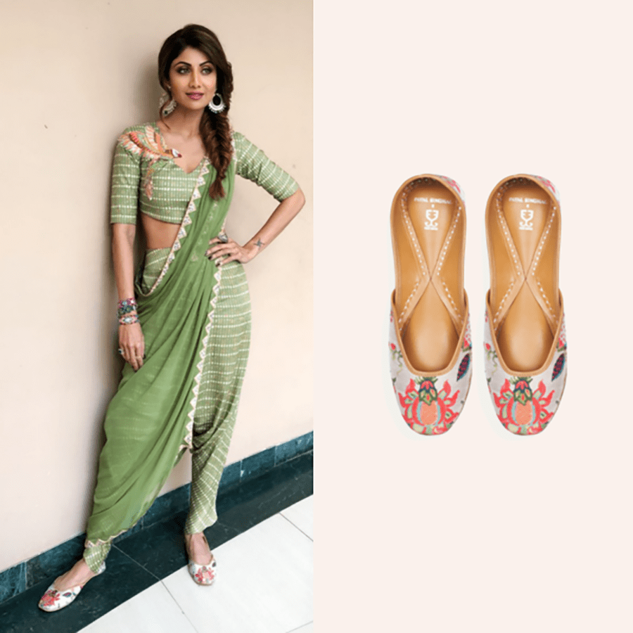 Shilpa Shetty in POMEGRANATE PASSION: PAYAL SINGHAL X FIZZY GOBLET