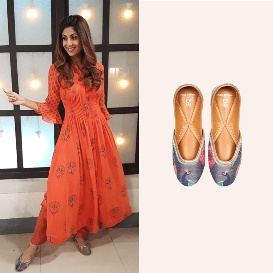 Shilpa Shetty in DANCING PEACOCKS: PAYAL SINGHAL X FIZZY GOBLET