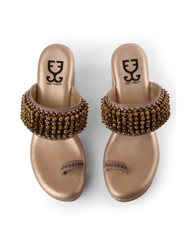 Bead-dazzled: Kolha Wedge