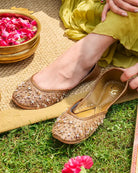 Bead Drop : Juttis - Gold - Fizzy Goblet - Indian - Handcrafted
