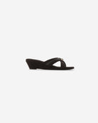 Black at It : Sandal Heels - Fizzy Goblet - Handcrafted - Indian - Black - Heels