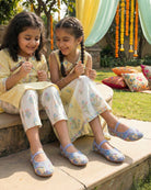 Blue Belle : Kids Ballet Flats