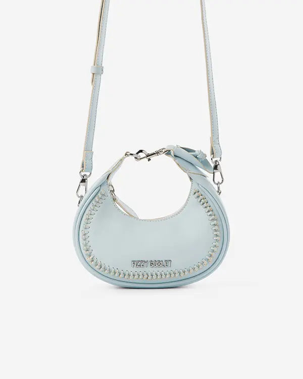 Blue's Clues : Mini Hobo Bag - Blue - Hobo Bag - Handcrafted - Fizzy Goblet