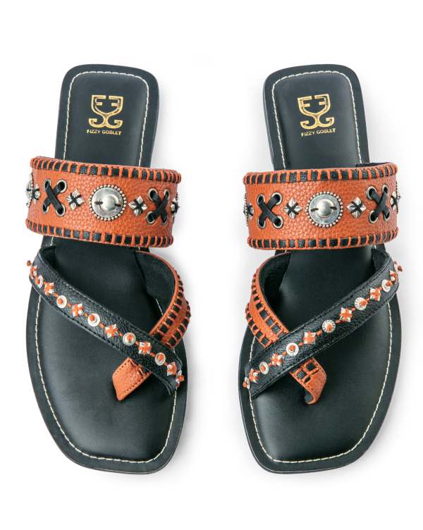 Buy Handcrafted Cola Pops Kolha Flats Online - Fizzy Goblet