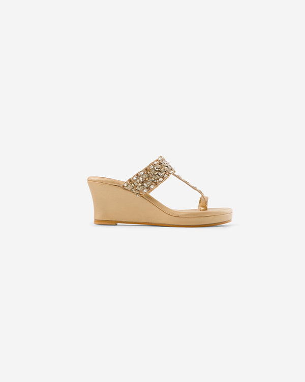 Crown Jewel : Kolha Wedges - Fizzy Goblet - Indian - Handcrafted