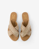 Dune it Right : Criss Cross Sandals - Multi - Handcrafted - Fizzy Goblet