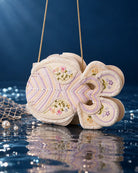 Floral Finomena : Fish Bag - Ivory - Sling Bag - Fizzy Goblet - Handcrafted
