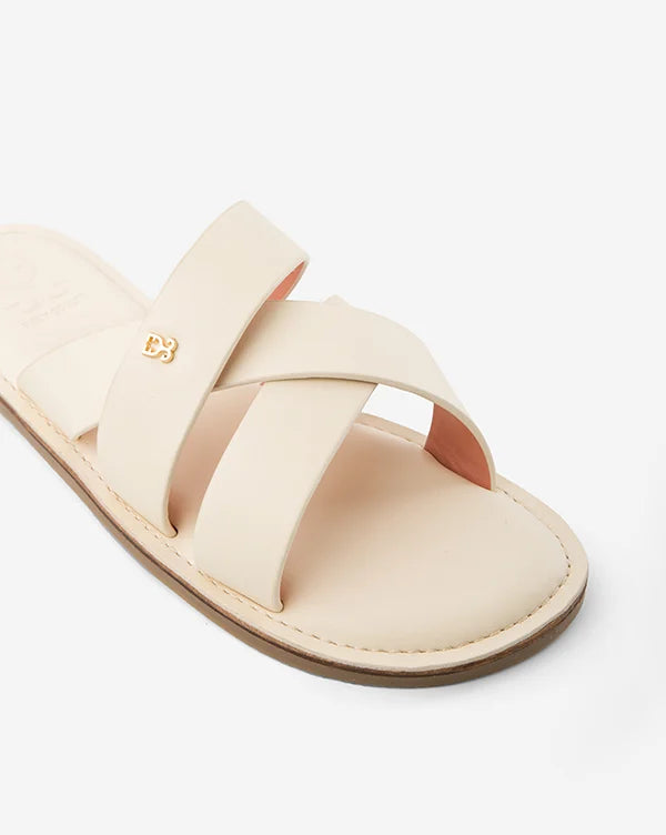 Sea Salt : Sandals - Off White - Handcrafted - Fizzy Goblet