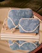Denim Daydream : Pouches - Blue - Fizzy Goblet  - Handcrafted