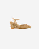 Dew Drops : Wedge Heels - Indian - Fizzy Goblet - Handcrafted