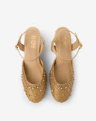Dew Drops : Wedge Heels - Indian - Fizzy Goblet - Handcrafted