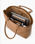 Brown to Business : Tote Bag - Brown - Handcrafted - Tote Bag - Fizzy Goblet