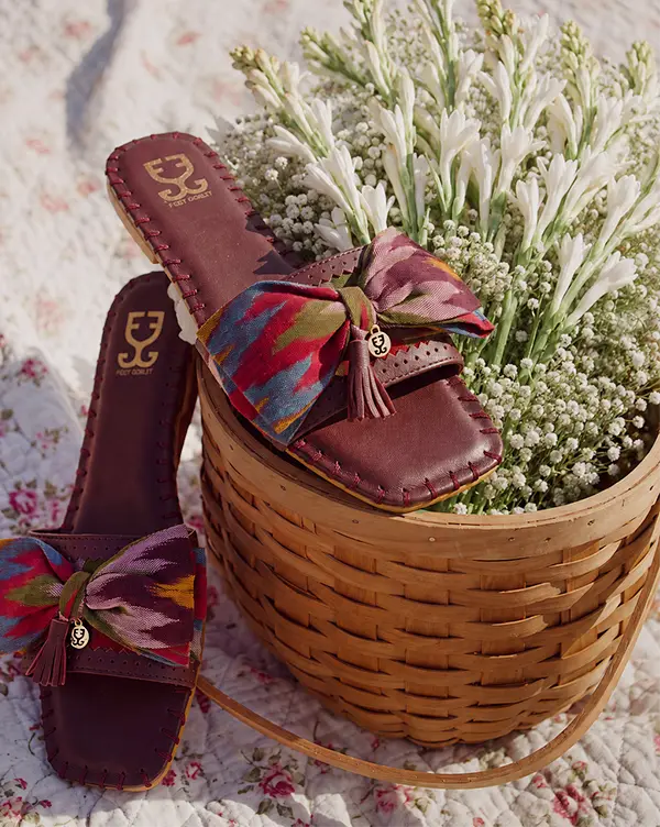 Plum & Proper : Sandal - Fizzy Goblet - Maroon - Handcrafted