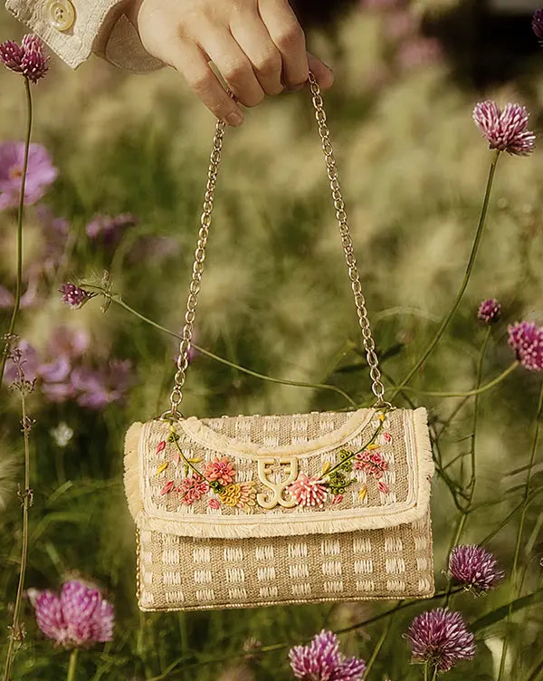 Summer Sorbet : Shoulder Bag - Handcrafted - Fizzy Goblet