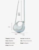 Blue's Clues : Mini Hobo Bag - Blue - Hobo Bag - Handcrafted - Fizzy Goblet