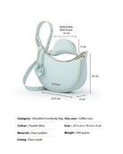 Blue-la-la : Mini Hobo Bag - Handcrafted Fizzy Goblet