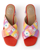 Orange County Criss-Cross Block Heels