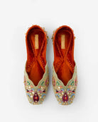 Floral Fiesta : Juttis - Handcrafted - Fizzy Goblet - Indian