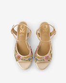 Flower Play : Sandal Heels - Indian - Handcrafted 